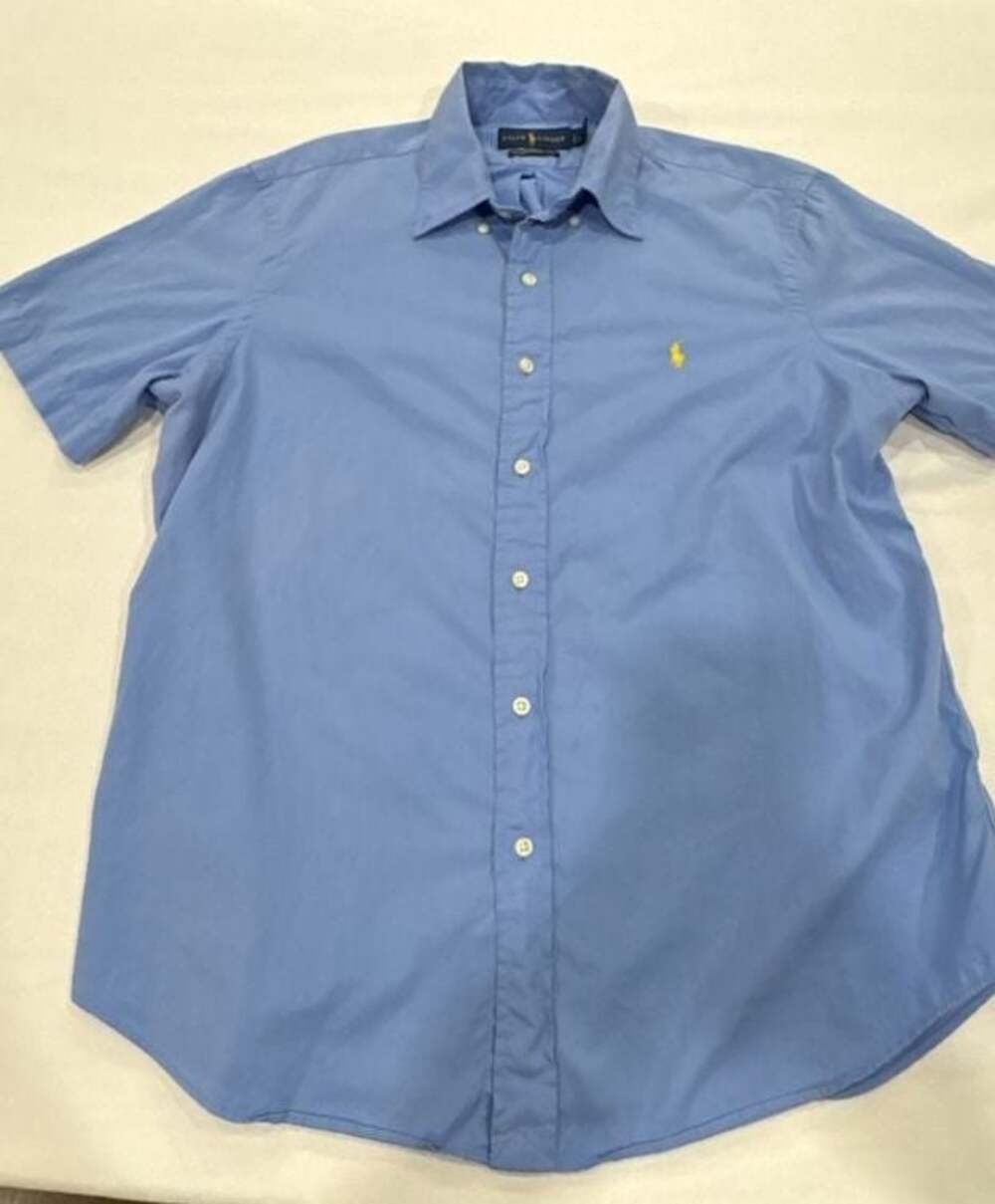 Ralph Lauren Feather Weight Twill 100% Cotton Button-Down Shirt
